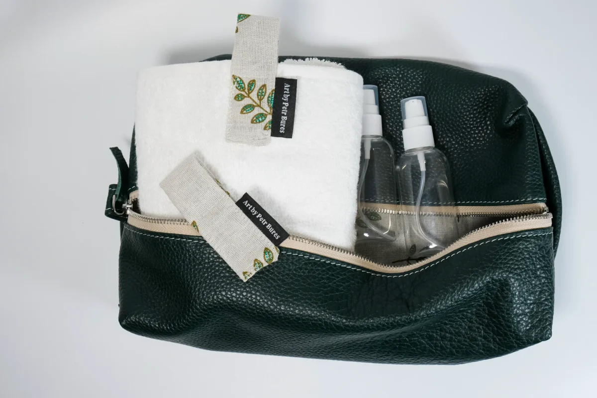 Prémiový saunový set v zelené barvě - ultimátní relax