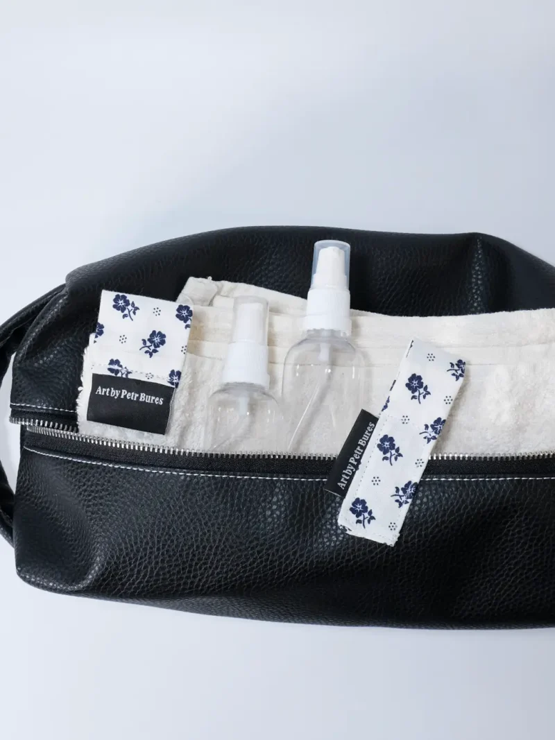 Saunový set v černé barvě - ultimátní relax