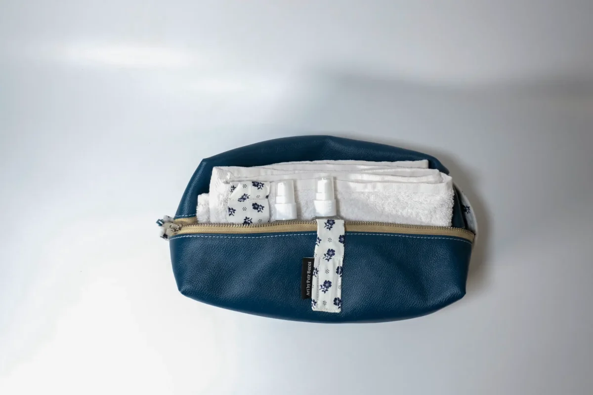 Prémiový saunový set v modré barvě - ultimátní relax