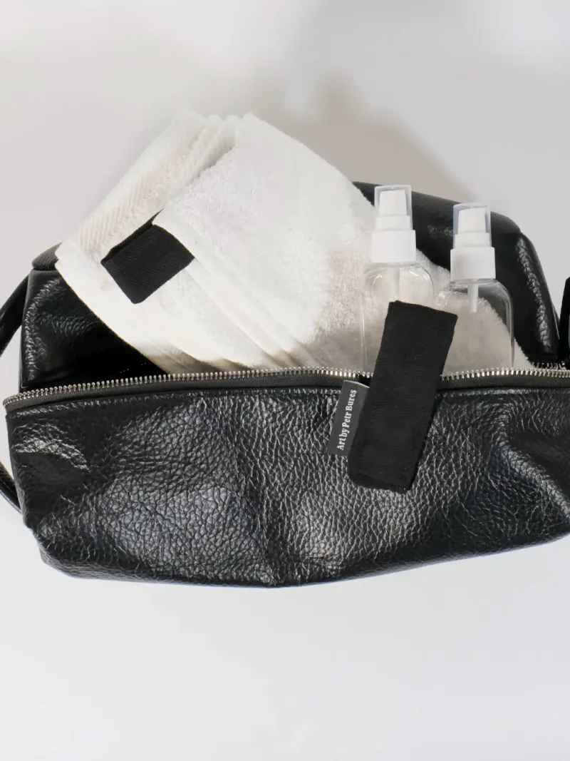 Prémiový saunový set v černé barvě - ultimátní relax