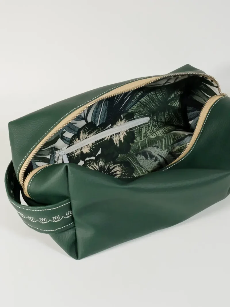 Toaletní taška L - zelená