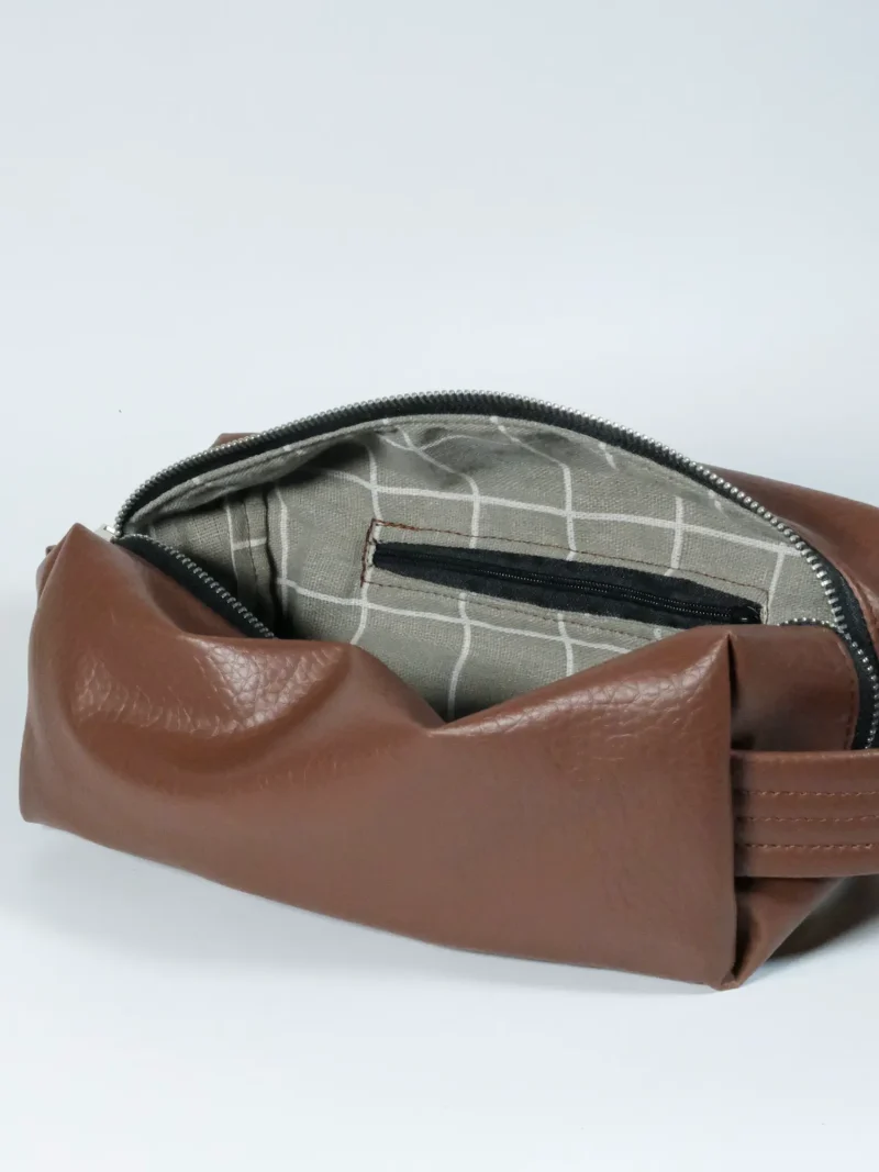 Toaletní taška M - hnědá