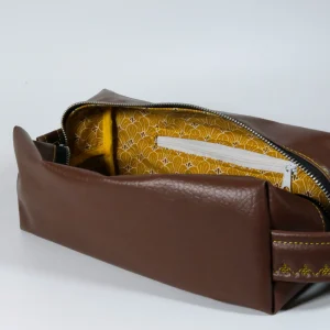 Toaletní taška M - hnědá