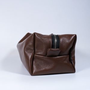 Prémiová toaletní taška L - hnědá (B - grade)