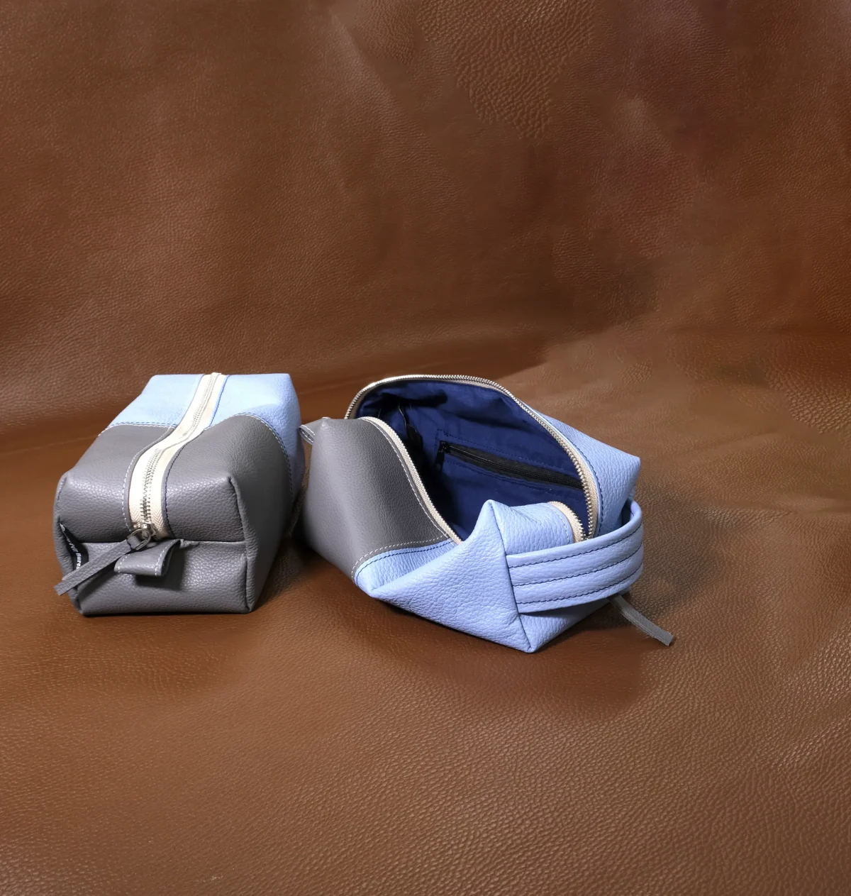 Toaletní taška M premium - kožená