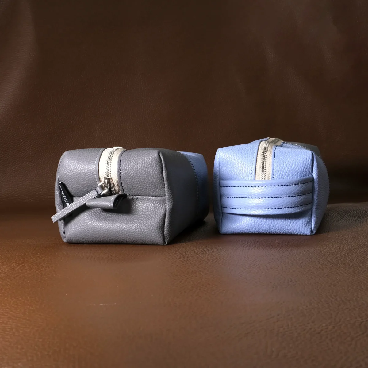 Toaletní taška M premium - kožená