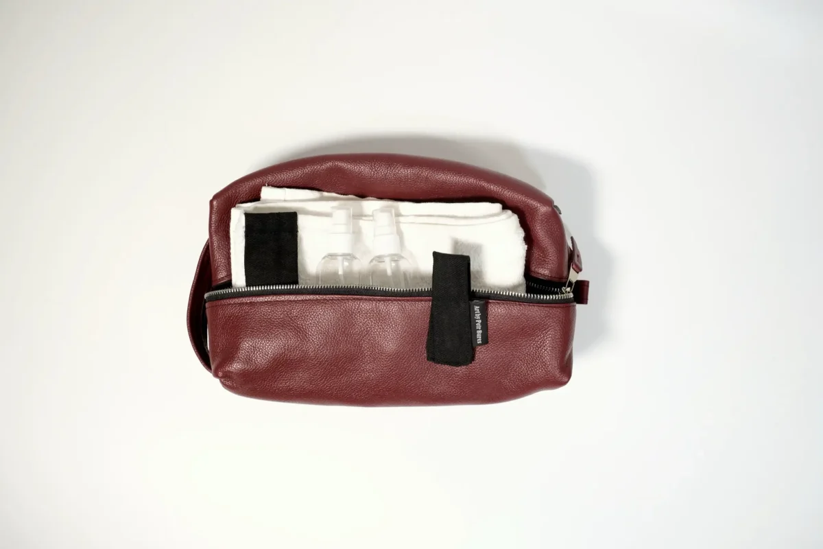 Prémiový saunový set ve vínové barvě - ultimátní relax