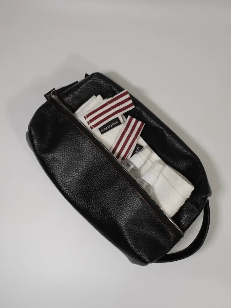 Premiove saunove sety Cerna s cervenou Prémiový saunový set v černé barvě - ultimátní relax