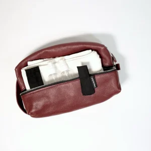 Prémiový saunový set ve vínové barvě - ultimátní relax