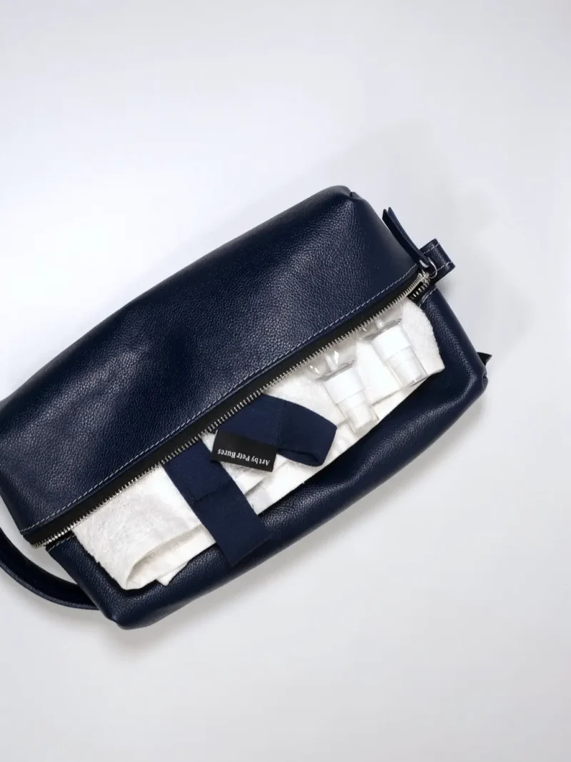 Prémiový saunový set v tmavě modré barvě - ultimátní relax