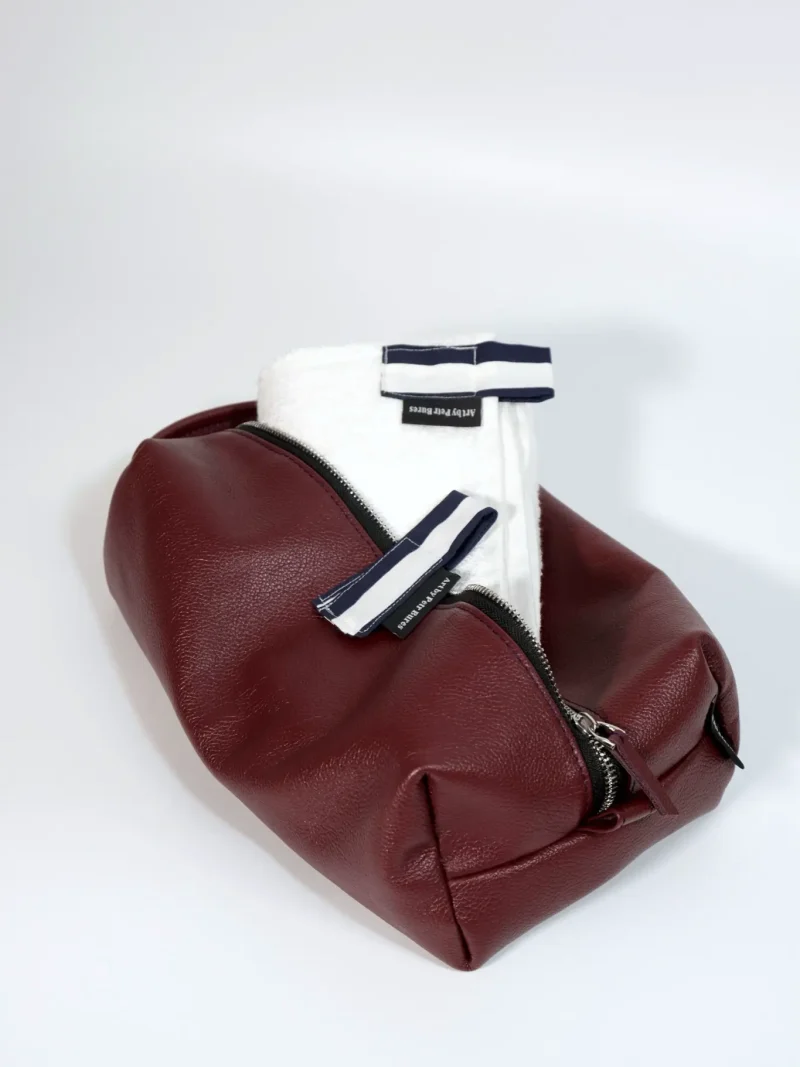 Prémiový saunový set ve vínové barvě - ultimátní relax