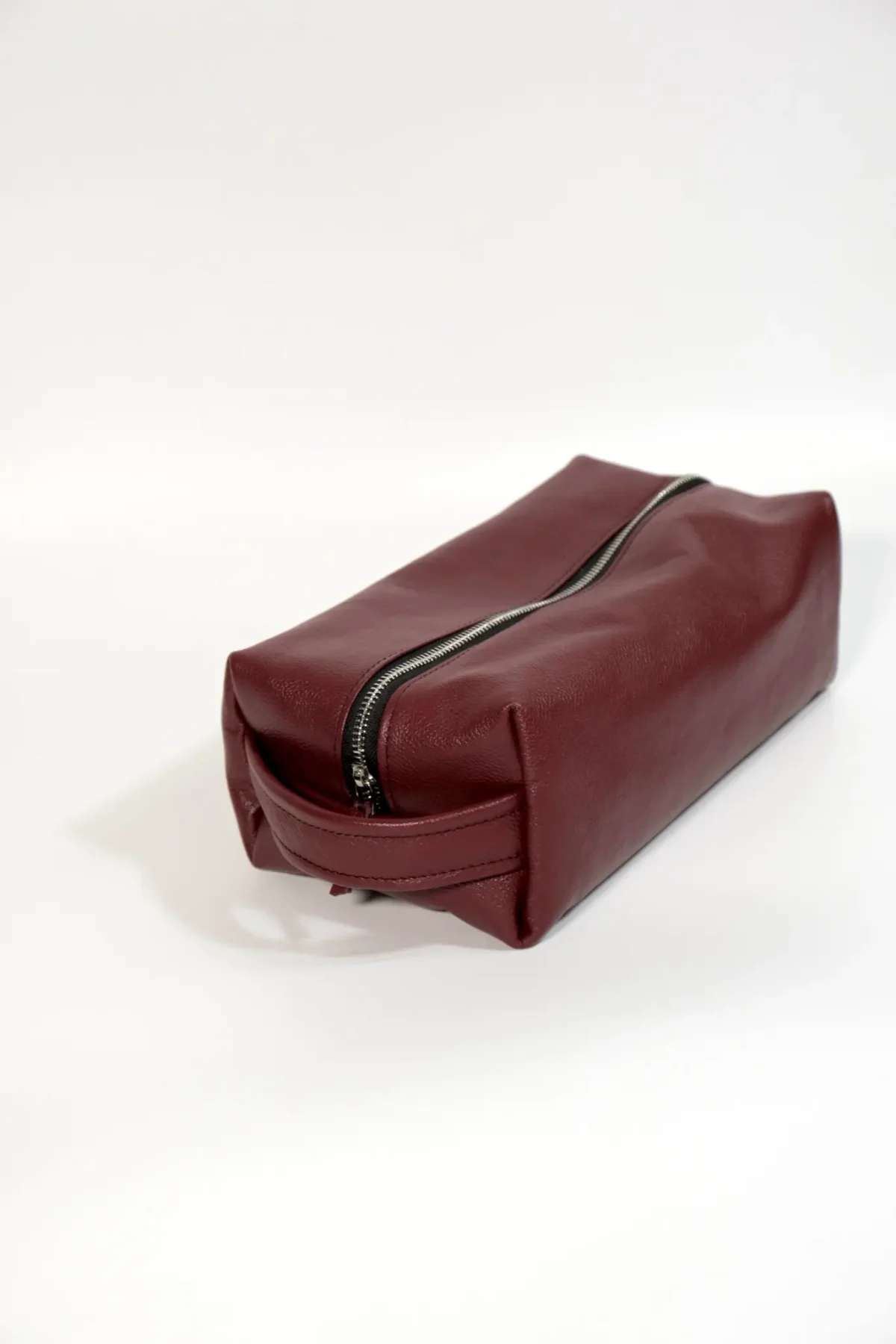 Prémiový saunový set ve vínové barvě - černé šití - ultimátní relax