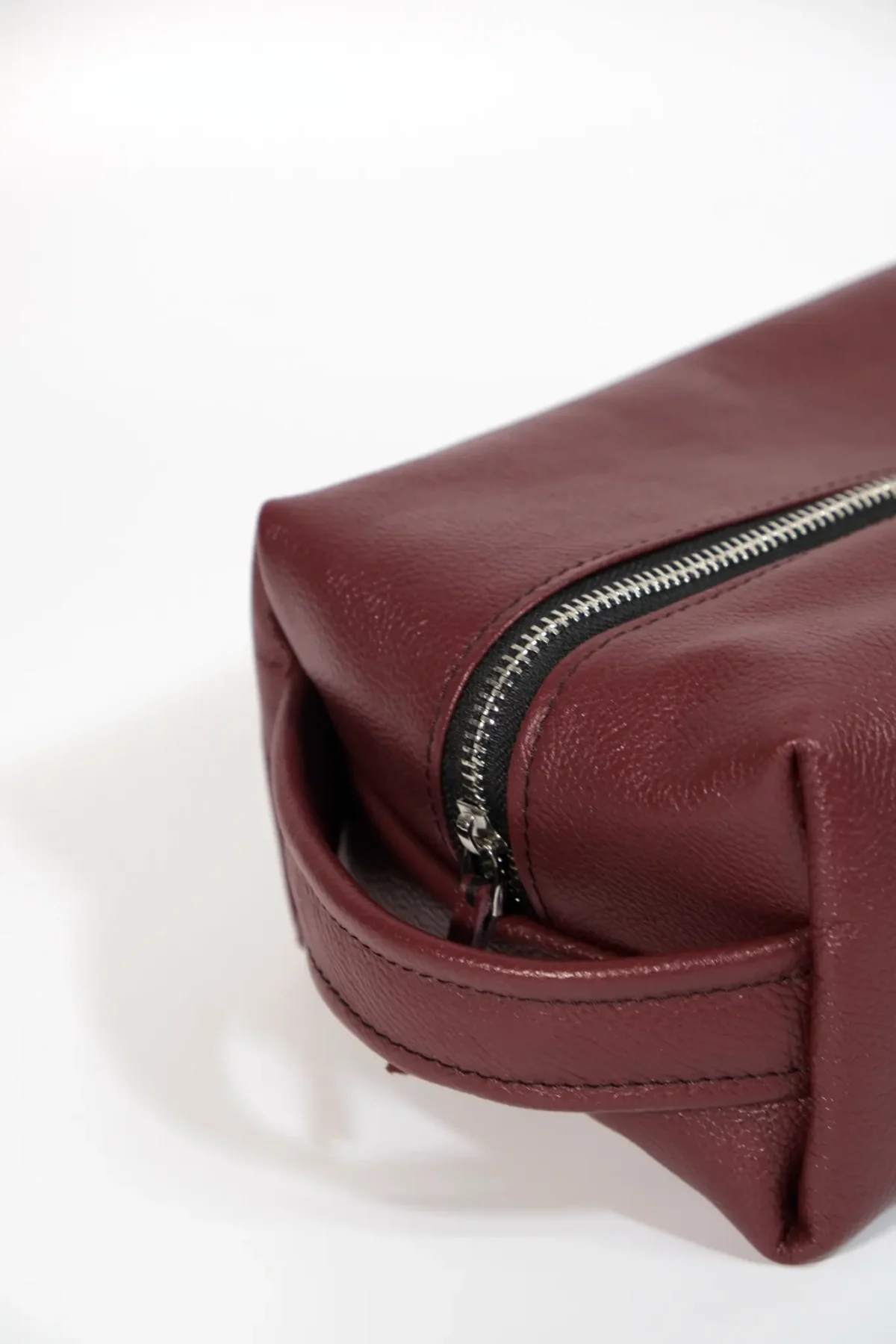 Prémiový saunový set ve vínové barvě - černé šití - ultimátní relax