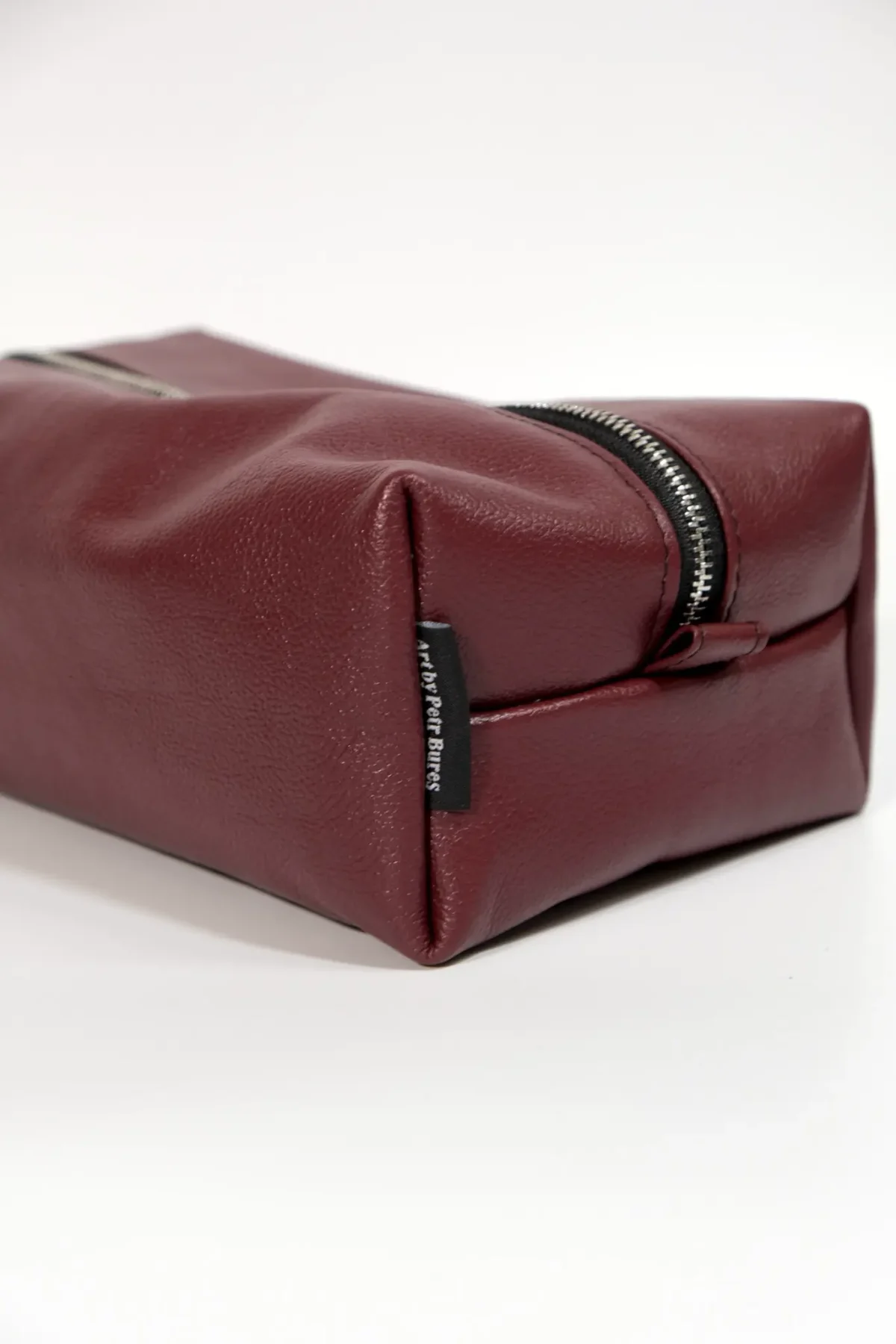 Prémiový saunový set ve vínové barvě - černé šití - ultimátní relax