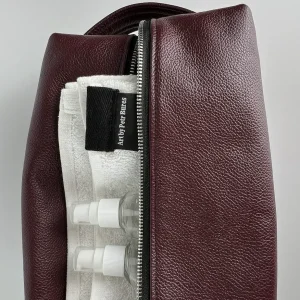 Prémiový saunový set ve vínové barvě - ultimátní relax