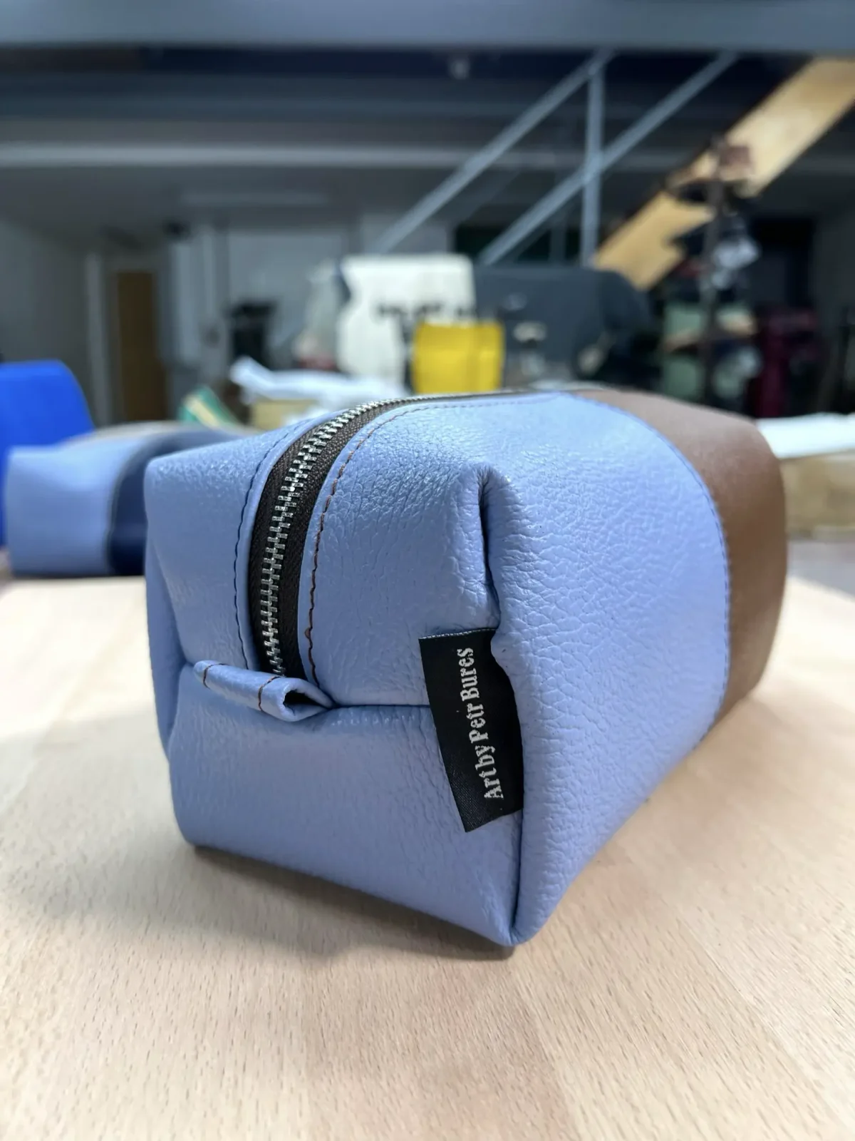 Toaletní taška M premium - kožená