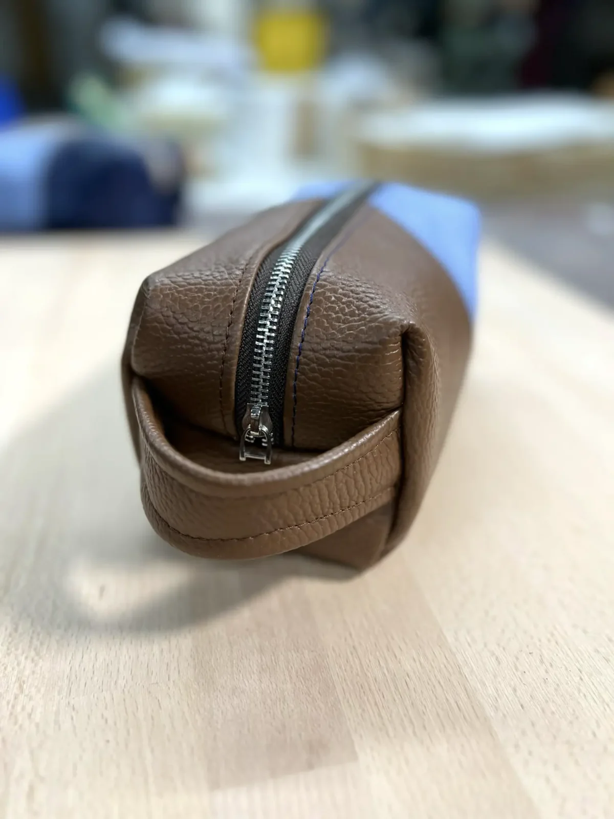 Toaletní taška M premium - kožená