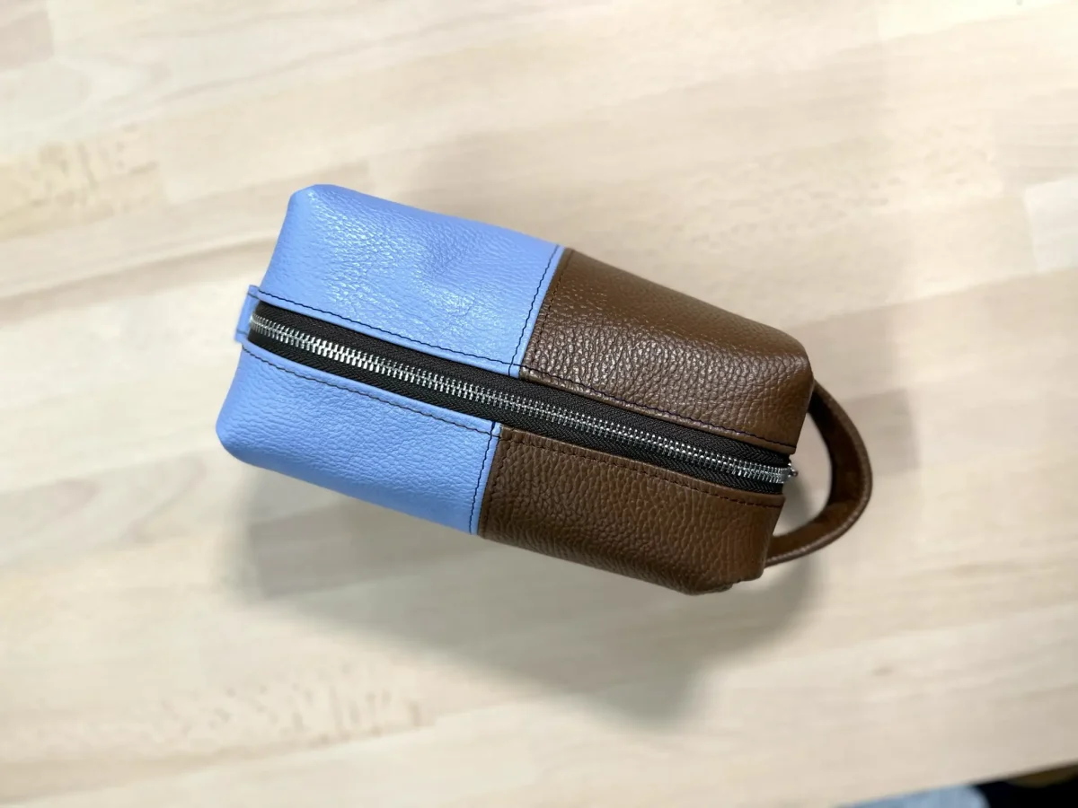 Toaletní taška M premium - kožená