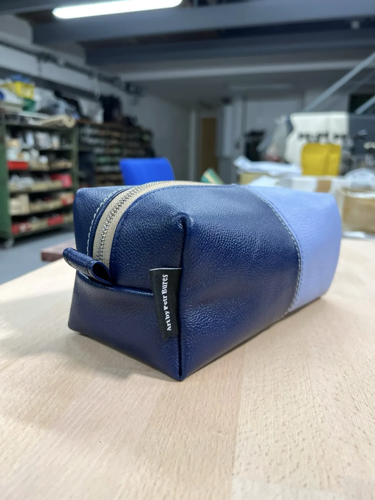 Toaletní taška M premium - kožená